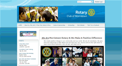 Desktop Screenshot of morristownrotary.org
